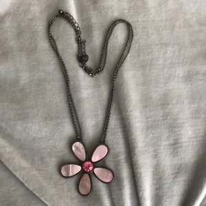 Lia Sophia adjustable mother of pearl necklace